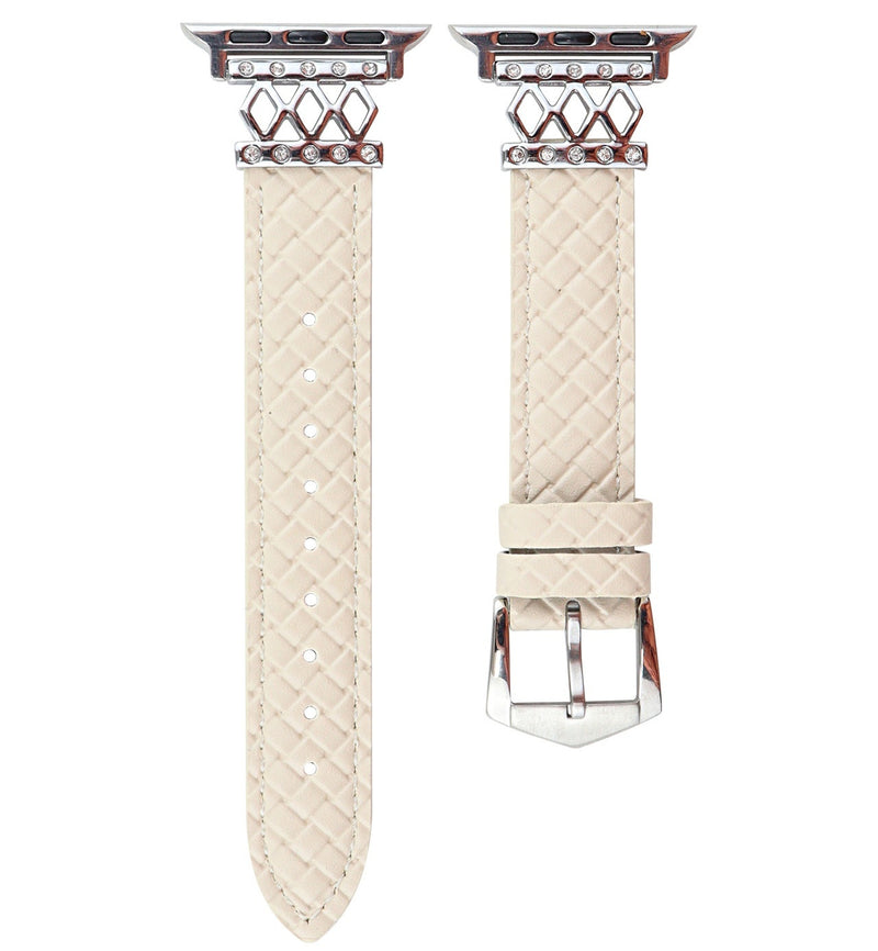 Women's Classic Leather Watch Strap Diamond Style Designs