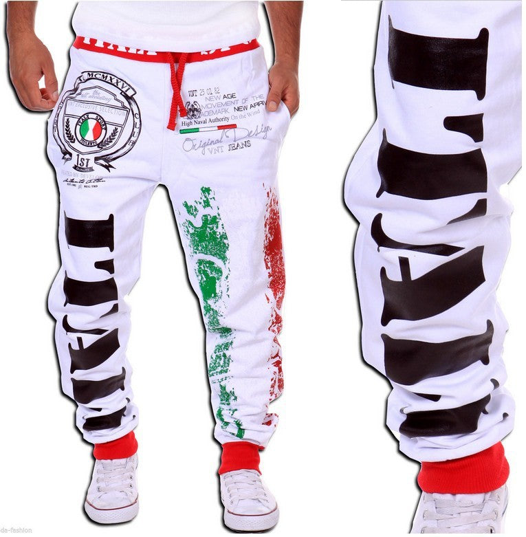 Men'S Casual Sports Pants Italian Flag