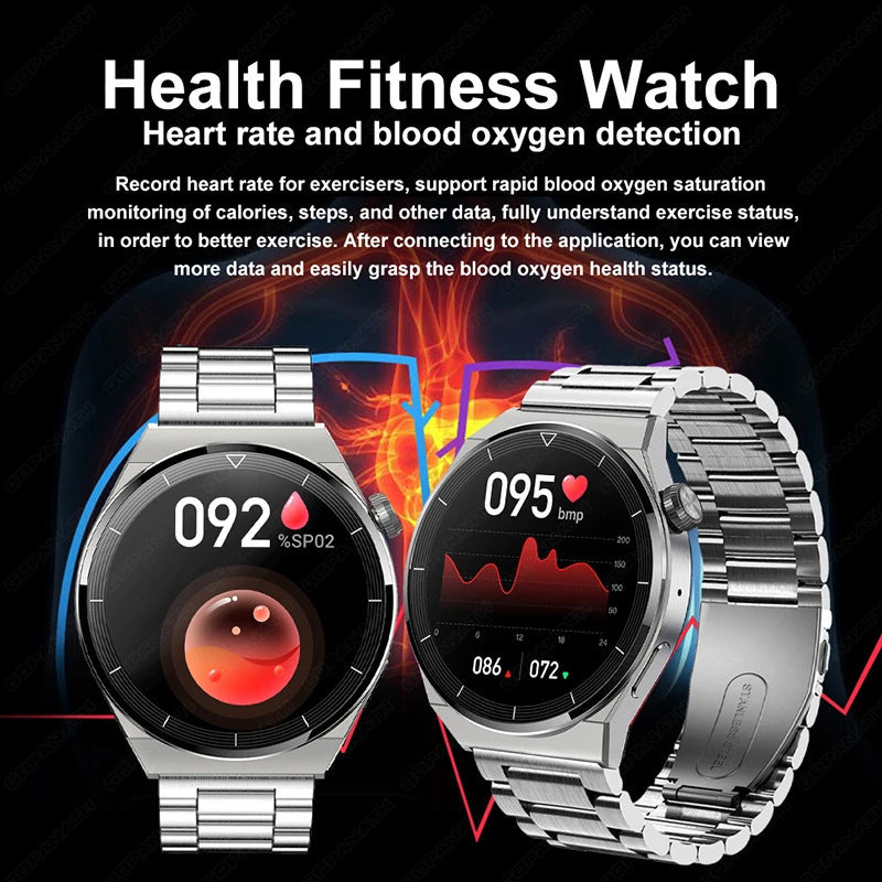 HD Large Round Screen Heart Rate GT3 Pro Multi-function Smart Watch