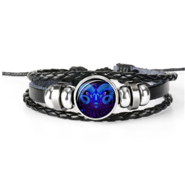 Braided Zodiac Bracelet  Design For Men Women Kids