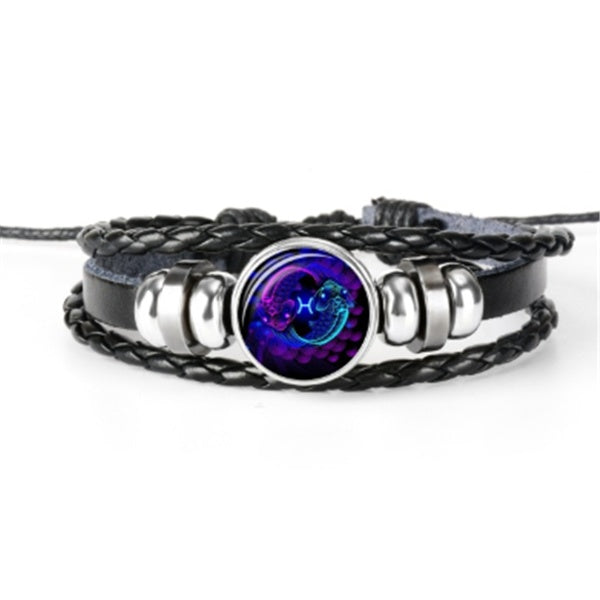 Braided Zodiac Bracelet  Design For Men Women Kids