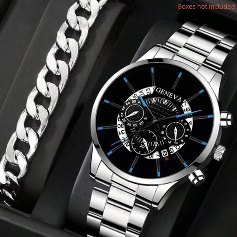 Dial Quartz Watch Men