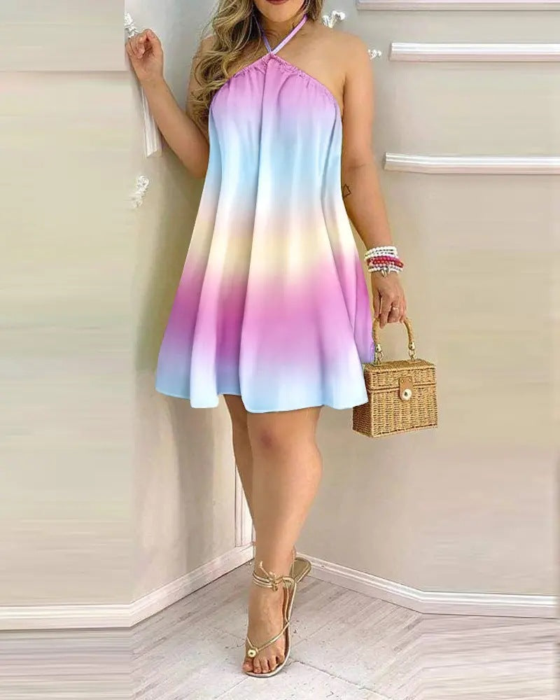 Sexy Printed Summer Dress For Woman