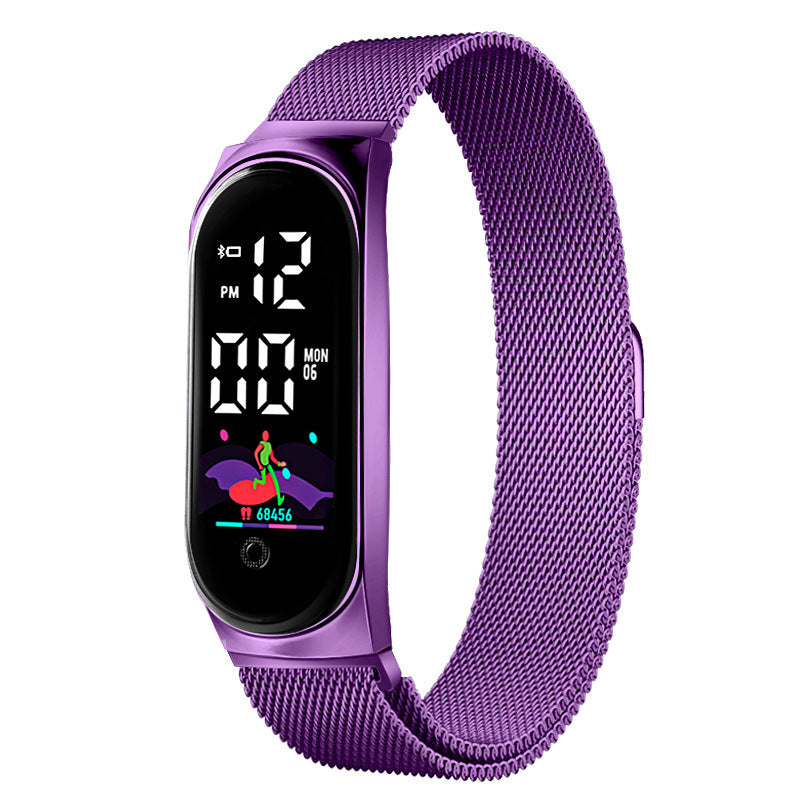 Colorful Waterproof Touch Screen Bracelet & Watch