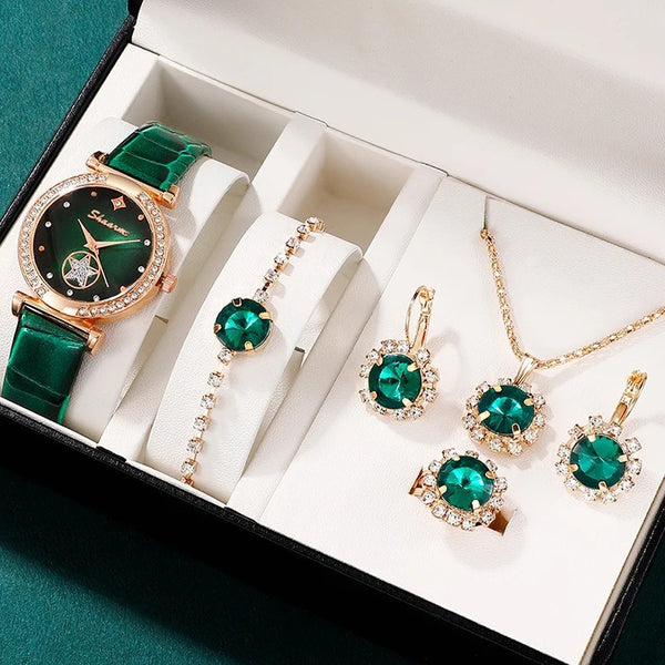 Green Jewelry Set Box