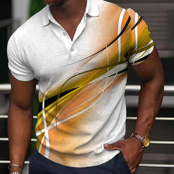 Button Short-sleeved Polo Shirt