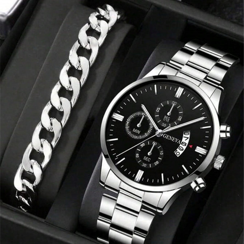 Dial Quartz Watch Men