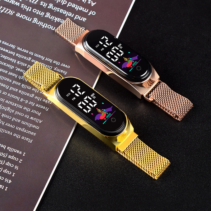 Colorful Waterproof Touch Screen Bracelet & Watch