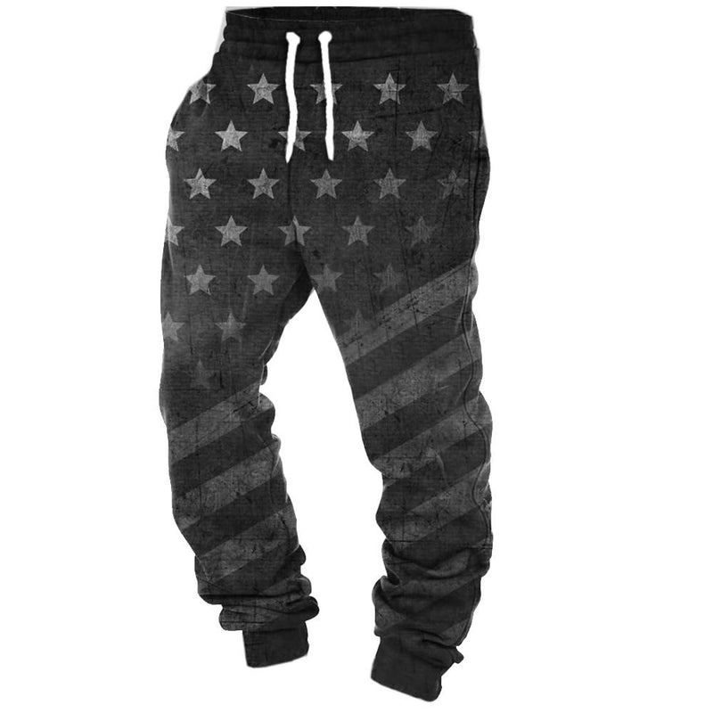 Lanyard Elastic Waist Sports Jogger Pants